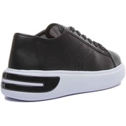 Geox D Ottaya Womens Chunky Sole Lace Up Sneakers In Black Size 8
