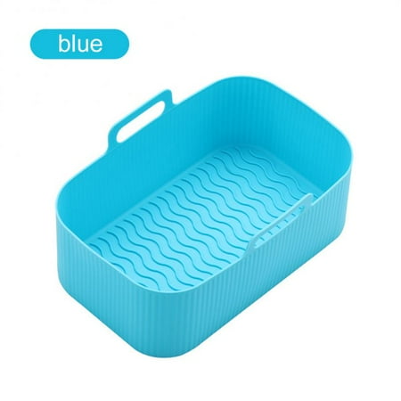 

Kitchen Silicone Air Fryers Oven Baking Tray Pizza Fried Chicn Airfryer Cooking Bast Reusable Airfryer Pan Liner Accessories