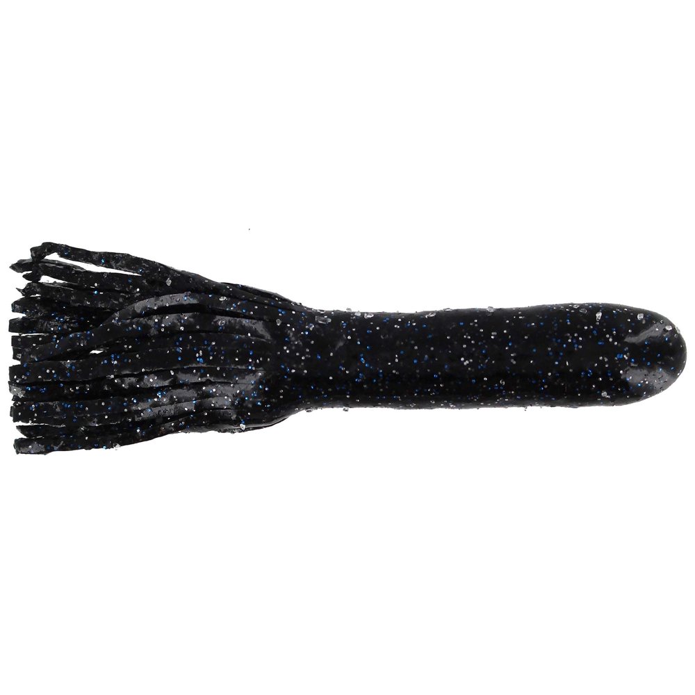 Big Bite Baits 4 inch Tour Flipper Soft Plastic Tube (Black Neon