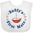 thumbnail image 3 of Inktastic Daddy's First Mate Boys or Girls Baby Bib, 3 of 4