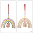 thumbnail image 2 of Wooden Pendant Create Atmosphere Unfading Delicate Wooden Easter Rainbow Pendant, 2 of 5