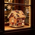 thumbnail image 4 of YingYouFu Christmas Wooden House Diamond Art Ornaments, Cute 3D Pearl Painting Crafts for Adults, Home Indoor Christmas Decorations for Wall Party Holiday, 4 of 7