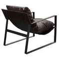 thumbnail image 4 of Diamond Sofa Miller Sling Accent Chair in Chocolate, 4 of 5