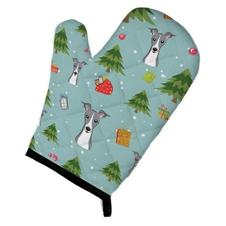 

Christmas Italian Greyhound Oven Mitt