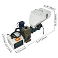 thumbnail image 2 of EQCOTWEA Color Masterbatch Screw Metering Mixer Screw Volumetric Doser Plastic Granules Mixing Machine 2.6 Gallon Capacity, 2 of 10