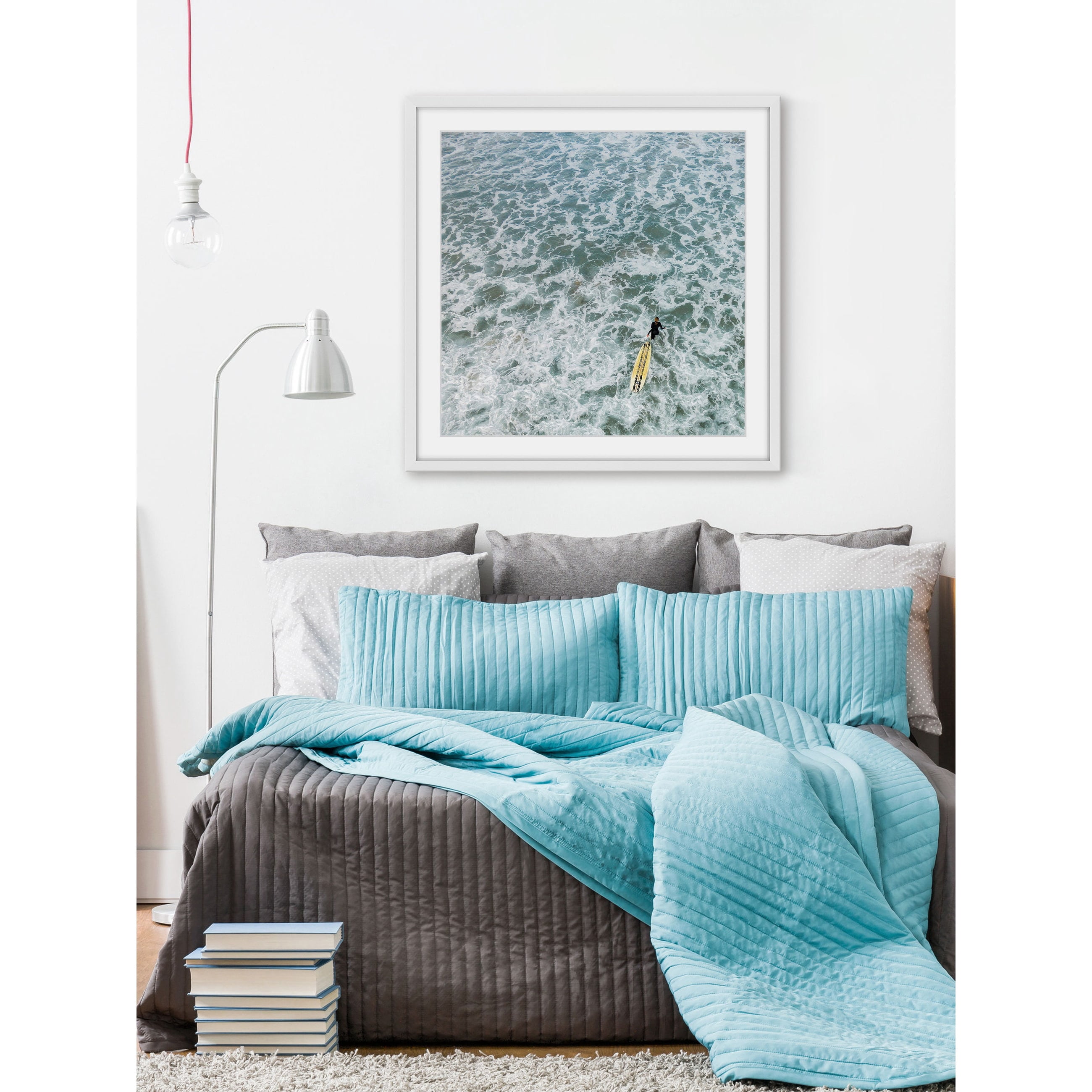 Marmont Hill "Choppy Waters" by Karolis Janulis Framed Painting Print