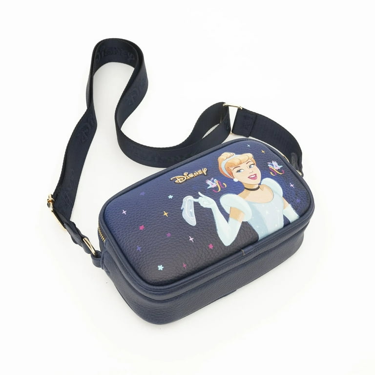 WondaPop Cinderella Double Zipper Crossbody/Shoulder Bag WondaPop Cinderella Double Zipper Crossbody/Shoulder Bag