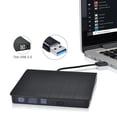 thumbnail image 2 of Interfaz USB 3.0 Controdor de Unidad de externa Grabadora Grabador de ± RW / -RAM Macarena Conductor externo del escritor de DVD, 2 of 8