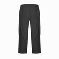 thumbnail image 5 of Zimjoy Men's Cargo Shorts Relaxed Fit Elastic Waist Stretch Lightweight Below The Knee Bermuda Casual Outdoor Hiking Shorts with 4 Pockets Black L, 5 of 7