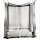 thumbnail image 1 of Mosquitera para cama negra (190 * 210 * 240 cm), mosquitera cuadrada grande para cama extra grande, mosquitera interior y exterior para camas individuales y dobles, 1 of 5