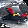 thumbnail image 2 of DNA MOTORING TOOLS-00234 Low Profile Hydraulic Trolley Service/Floor Jack, 2 Ton (4000 lbs) Capacity, Lifting Range 5.1"-13", Black, 2 of 7