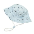 thumbnail image 5 of Ponceau Baby Sun Hat UPF 50+ Sun Protection Summer Beach Hat Cute Baby Bucket Hat Wide Brim Toddler Sun Hats for Boys Girls Blue L, 5 of 6