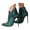 Dark Green, variant on Stiletto Heels for Women Pointed Toe Ankle Boots Side Zipper Suede Party Prom Dress Booties