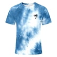 thumbnail image 4 of JAJAHO Mens Crew Neck T Shirt Tie Dye Raglan Short Sleeve Comfortable Casual Beach Graphic Tee Tropical Printed Summer Hawaiian Shirts Stylish Tops, 4 of 4