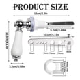 thumbnail image 3 of Ceramic Toilet Flush Handle, Toilet Handles Flush Lever Traditional Victorian Style Toilet Handle Replacement Kit, 3 of 5