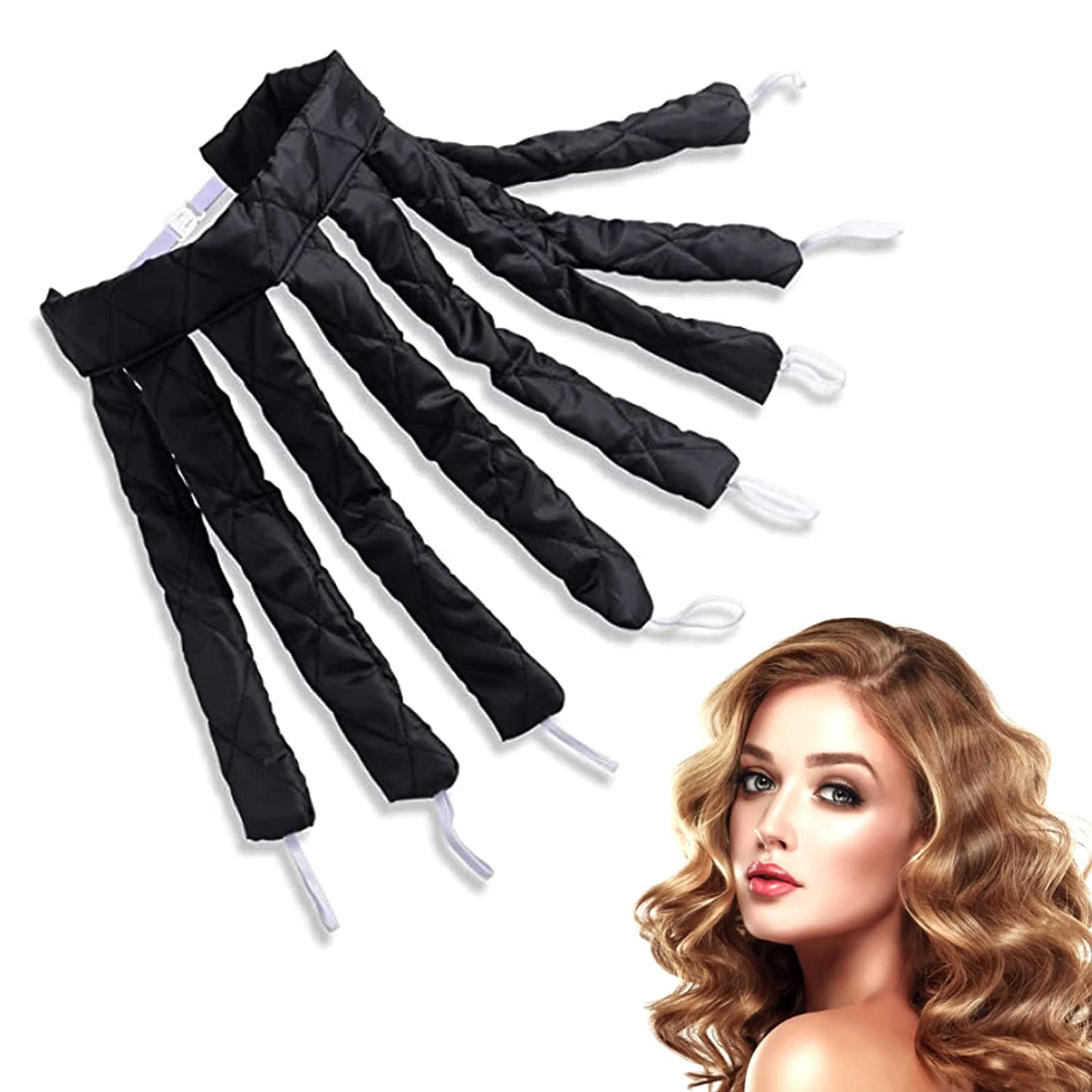 Heatless Curls Headband,Heatless Curling Rod Headband,No Heat Curling