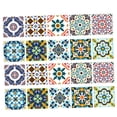 thumbnail image 3 of 20 X 3D Mosaico Etiqueta Pared s de PVC Impermeable Decoración Del color 20 piezas Gloria Mosaico de azulejos de pared pegatinas, 3 of 9