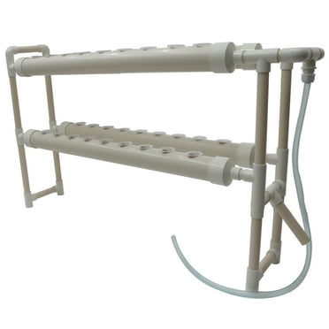 Hydroponic Pipeline Vegetable Grow Machine Plant Growing System 36 Sites Gardening Grow 2 Layers 4 Pipes with 110V Water Pump