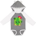 thumbnail image 3 of Inktastic Little Cactus, Cactus With Flowers, Smiling Cactus Girls Long Sleeve Baby Bodysuit, 3 of 5