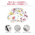 thumbnail image 3 of KLL Watermelon And Lemon Pattern Shower Cap & Bath Cap for Women,Reversible Oversized Waterproof Shower Caps for all Hair Lengths,Elastic Reusable Bathing Hair Cap, 3 of 6