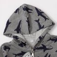 thumbnail image 3 of Toddler Boys Shark Zipper Hoodies Jacket Cool Sports Outfit Coat 2-7 Y, 3 of 6