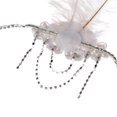 thumbnail image 1 of Dalazy 1920s Vintage Rhinestone Flapper headband Headpiece with White Feather, 1 of 9