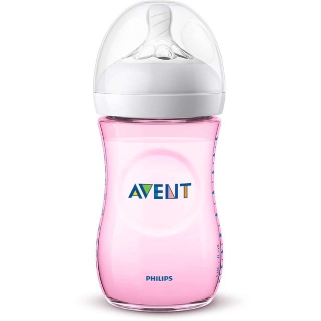 Biberón Natural Avent 2.0 Rosa 260ml / 9oz 1pz