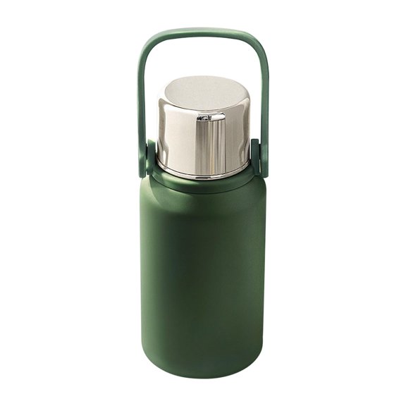 LACKUST Large Capacity Water Bottle - 800ml Tea Separation 316 Stainless Steel Outdoor Sports Portable Insulated Water Bottle