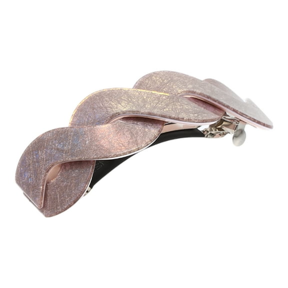 Hair Clips Barrettes for Women Elegant French Barrettes Retro Hair Accessories for Women Light Pink