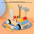 thumbnail image 3 of Premium Pine Wood Kids Tool Set With Hammer Wrench For Early Education And Creative Play, 3 of 8