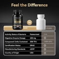 thumbnail image 6 of Akkermansia Probiotic, GLP-1 Supplement for Gut Health & Digestion, DigeSEB Digestive Enzymes & Vitamin B Complex - 30 Billion TFU, Third-Party Tested, 30 Capsules - 1 Month Supply for Men & Women, 6 of 7