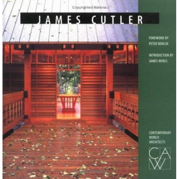 Pre-Owned James Cutler (Contemporary World Architects) (Paperback) 1564963411 9781564963413