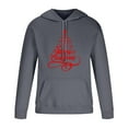 thumbnail image 3 of VALMASS Christmas Sweatshirts for Men Xmas Trees Graphic Long Sleeve Hooded Tops Fall Winter Cozy Warm Going Out Hiking Hoodies (S, D Dark Gray), 3 of 5