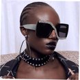 thumbnail image 4 of unbranded Gafas De Sol Negras Para Mujer Con Estilo Retro Ideal Para Fiestas Y, 4 of 8