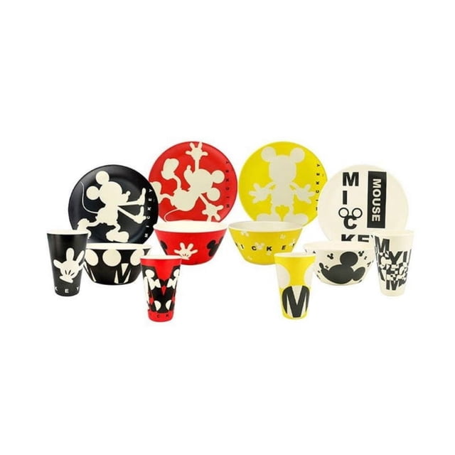 FUN KIDS VAJILLA 12 PZAS DE BAMBU MICKEY FUN KIDS Mickey Mouse
