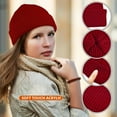 thumbnail image 3 of 4 Pieces Trawler Beanie Watch Hat Roll up Edge Skullcap Fisherman Beanie Unisex, 3 of 7