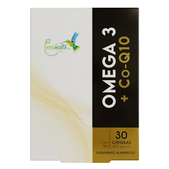 Cápsulas suaves Omega 3 + CoQ10 BEST HEALTH