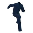 thumbnail image 3 of Atogsazn Mens Cover Jumpsuit Full Zip Long Sleeve Work Coverall with Pocket Costume Uniform Pants Outerwear 02-Dark Blue S Fashion, 3 of 4