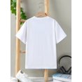 thumbnail image 2 of if We Get in Trouble..." Print Creative T-Shirts, Soft & elastic Comfy Crew Neck Short Sleeve Tee, Girls' Summer Tops,, 2 of 6
