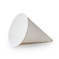thumbnail image 3 of facefd 250pcs White Cone Shaped Paper Cup Disposable Paper Drink Cup Point Bottom Ice Cream Holder, 3 of 9