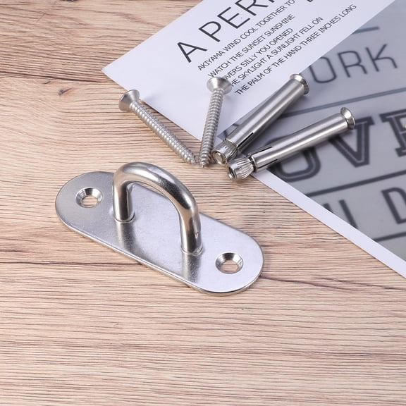 UNOMOR Suspension Trainer Bracket for Set Silver Ceiling Mount for Suspension Straps Indoor Workout