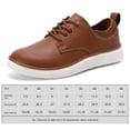 thumbnail image 2 of Zapatos de vestir de cuero para hombres zapatos de cordón livianos zapatos de negocios livianos, 2 of 9