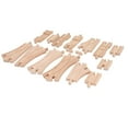thumbnail image 1 of Track Set For Toddlers Assembly Kit Educational DIY Wooden Track Expansion Pack With Rich Accessories, 1 of 8