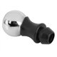 thumbnail image 5 of 2X pomo de cambio de marchas de 5 velocidades de aluminio para 106 206 207 306 307 407 408 508 plateado + negro número, 5 of 5