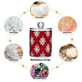 thumbnail image 5 of Ckdifva Christmas Snowflakes Pattern Storage Jar with Lid Acrylic Organization Storage Containers Set of 2, 5 of 7