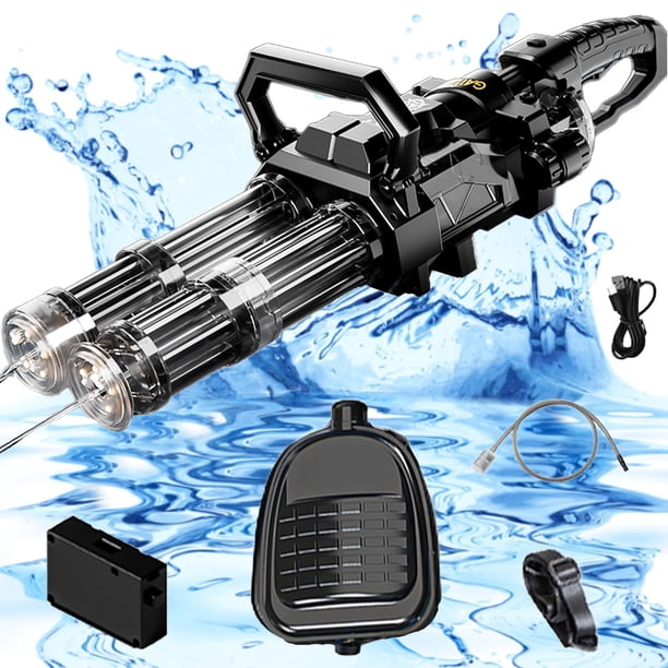Pistola de agua Gatling eléctrica de doble cañón enttgo Light