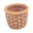 thumbnail image 3 of 1:12 Scale Dollhouse Miniature Woven Basket Ornament Photo Props Classic Design, 3 of 9
