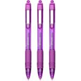 thumbnail image 2 of Z-grip Smooth - Retractable Ballpoint Pen - Pack of 3 - Purple, 2 of 4