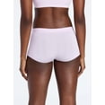 thumbnail image 4 of Joyspun Women's Ribbed Modal Boyshort Panties, 3-Pack, Sizes XS-3XL, 4 of 8