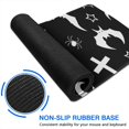 thumbnail image 6 of Long Mouse Pads for Desk,Black Halloween Bat Spider Pattern Desk Mats on Top Of Desks, Desk Mouse Pad Extra Large with 3mm Non-Slip Base and Stitched Edge for Gaming,Office,Work,Home 31.5"x11.8", 6 of 6